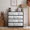 Sorbus Dresser with 8 Drawers - Storage Chest Organizer with Steel Frame, Wood Top, Handles, Fabric Bins